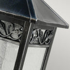 GZH-WC2 Winchcombe 1 Light Outdoor Wall Lantern Black/Silver