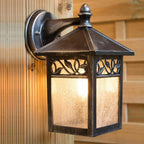 GZH-WC2 Winchcombe 1 Light Outdoor Wall Lantern Black/Silver