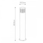 GZ-SANDBANKS-B Sandbanks 1 Light Outdoor Bollard Stainless Steel