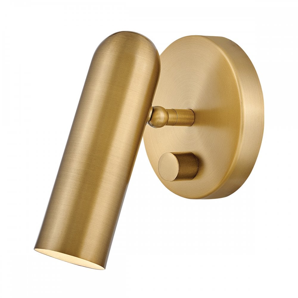 HK-DAX1-HB Dax 1 Light LED Wall Light Heritage Brass