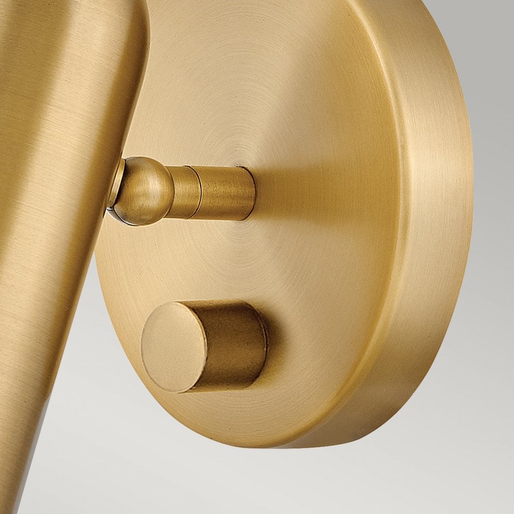 HK-DAX1-HB Dax 1 Light LED Wall Light Heritage Brass
