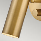 HK-DAX1-HB Dax 1 Light LED Wall Light Heritage Brass