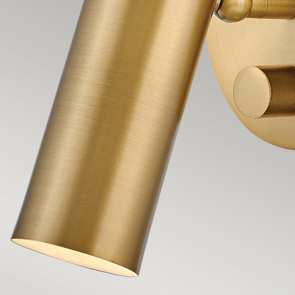HK-DAX1-HB Dax 1 Light LED Wall Light Heritage Brass