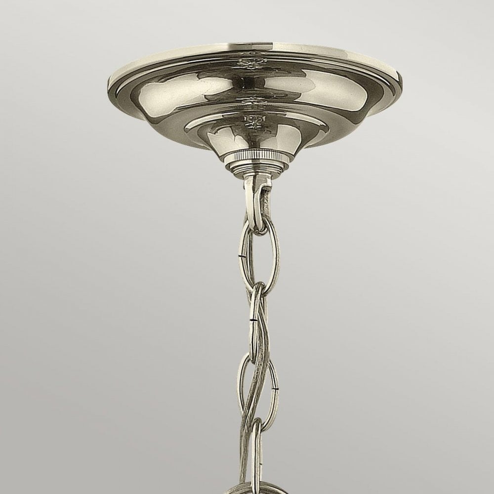 HK-GENTRY-P-M-PN Gentry 4 Light Pendant Polished Nickel