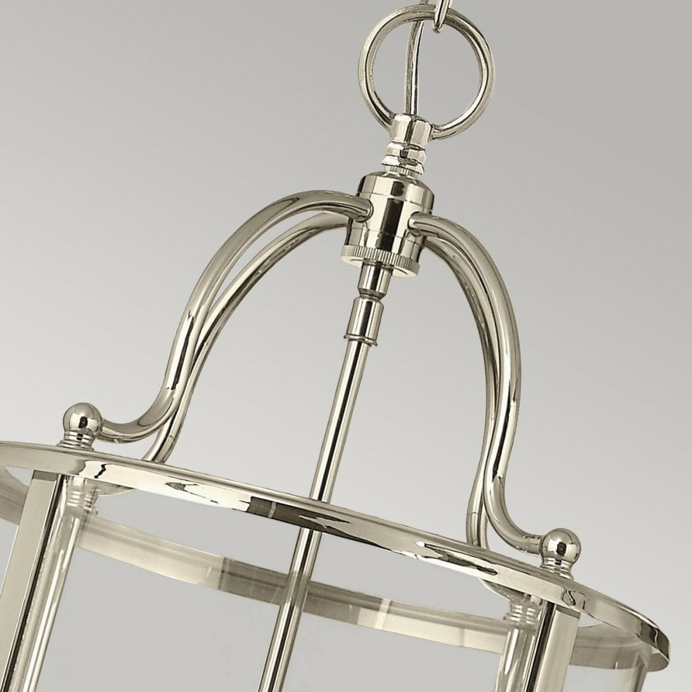HK-GENTRY-P-M-PN Gentry 4 Light Pendant Polished Nickel