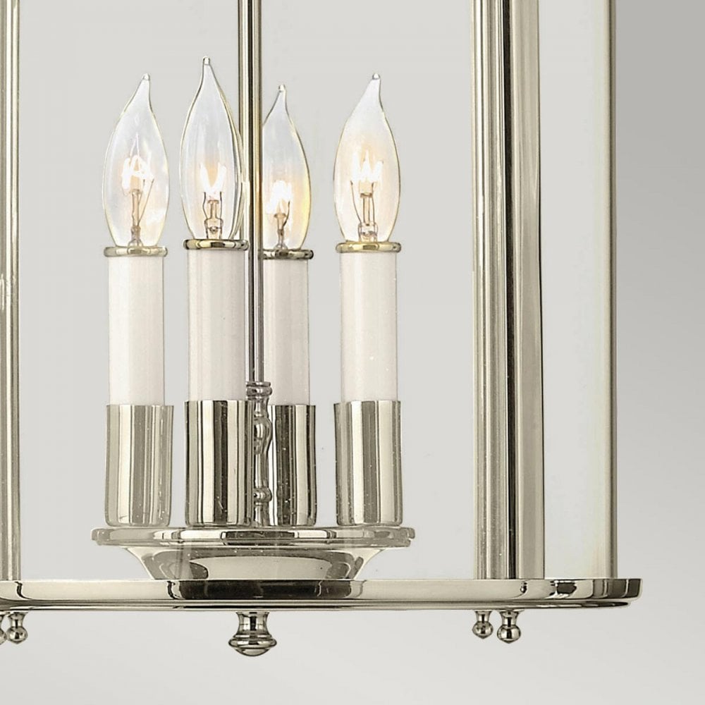 HK-GENTRY-P-M-PN Gentry 4 Light Pendant Polished Nickel