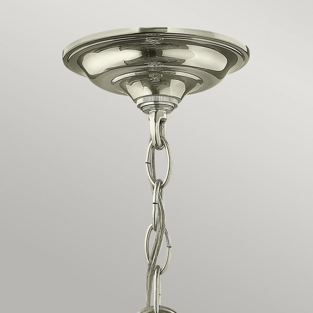 HK-GENTRY-P-S-PN Gentry 3 Light Pendant Polished Nickel