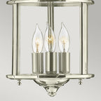 HK-GENTRY-P-S-PN Gentry 3 Light Pendant Polished Nickel