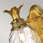 HK-PLANTATION1-BATH-BB Plantation 1 Light Bathroom Wall Light Burnished Brass