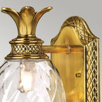 HK-PLANTATION1-BATH-BB Plantation 1 Light Bathroom Wall Light Burnished Brass
