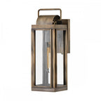 HK-SAG-HARBOR-S-BU Sag Harbor 1 Light Outdoor Small Wall Lantern Painted Burnished Bronze