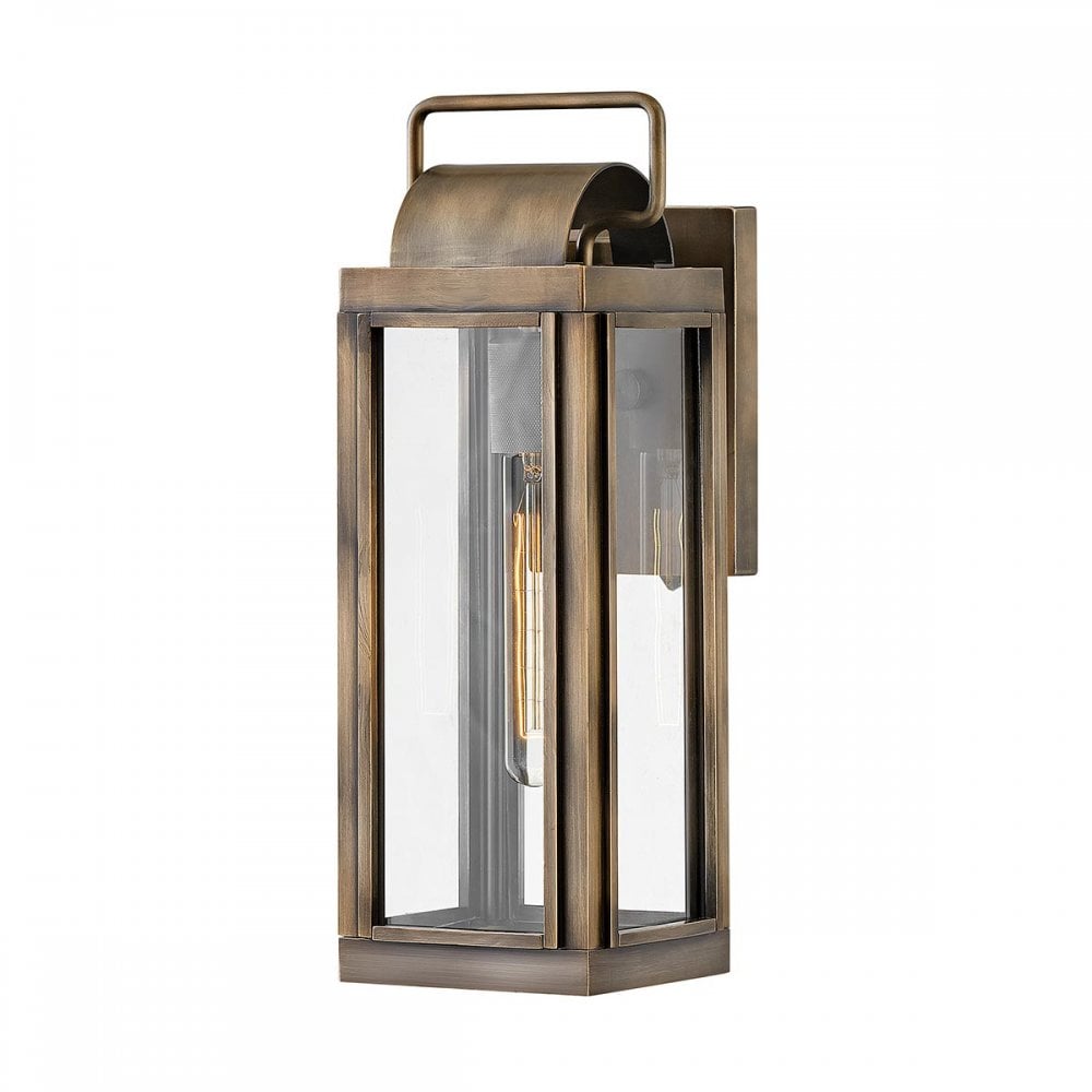 HK-SAG-HARBOR-S-BU Sag Harbor 1 Light Outdoor Small Wall Lantern Painted Burnished Bronze