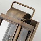 HK-SAG-HARBOR-S-BU Sag Harbor 1 Light Outdoor Small Wall Lantern Painted Burnished Bronze