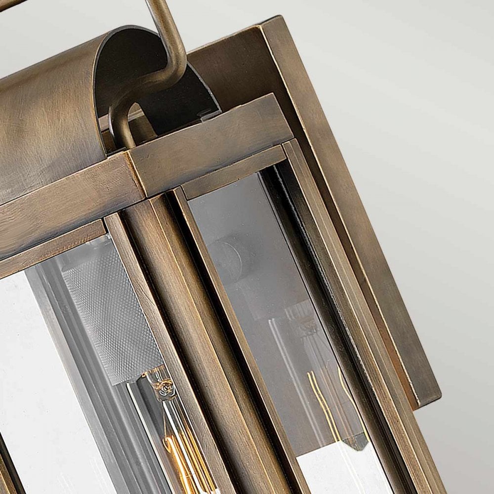 HK-SAG-HARBOR-S-BU Sag Harbor 1 Light Outdoor Small Wall Lantern Painted Burnished Bronze