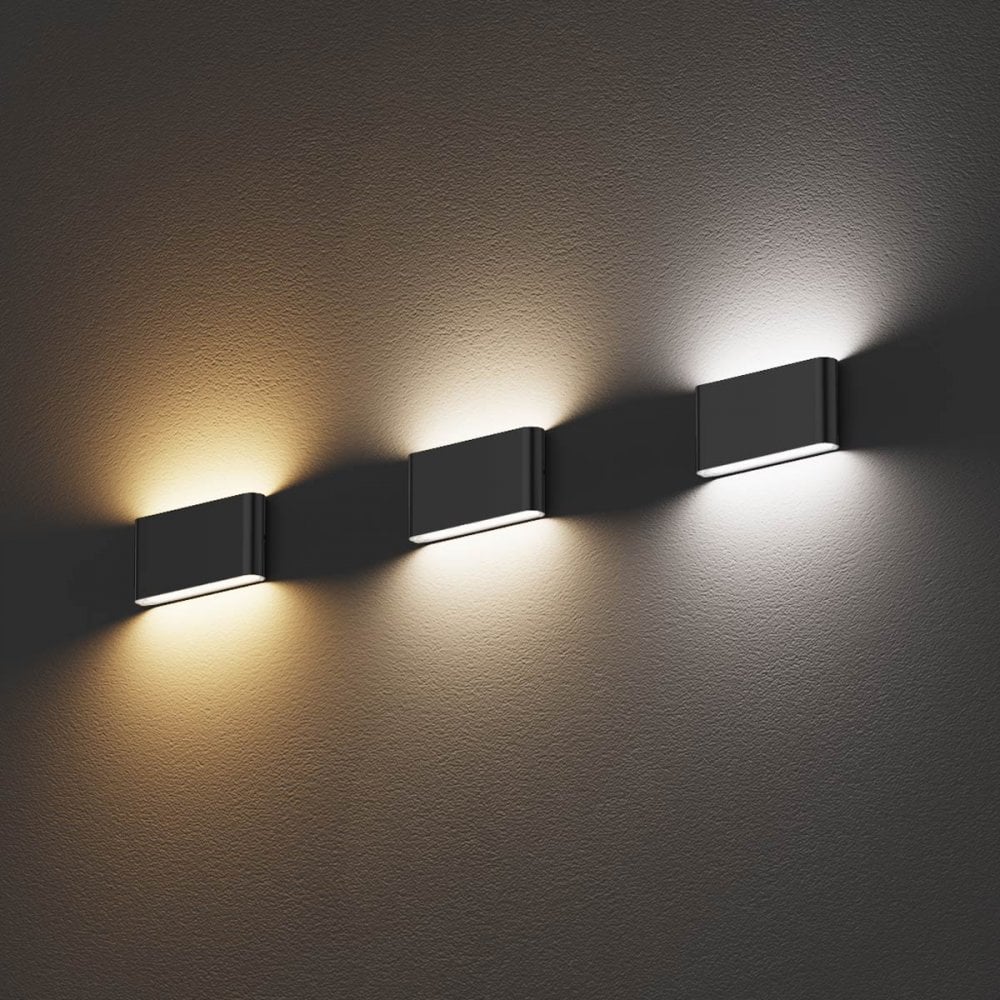 JENS-M-C3 Jens LED Outdoor Wall Light Black
