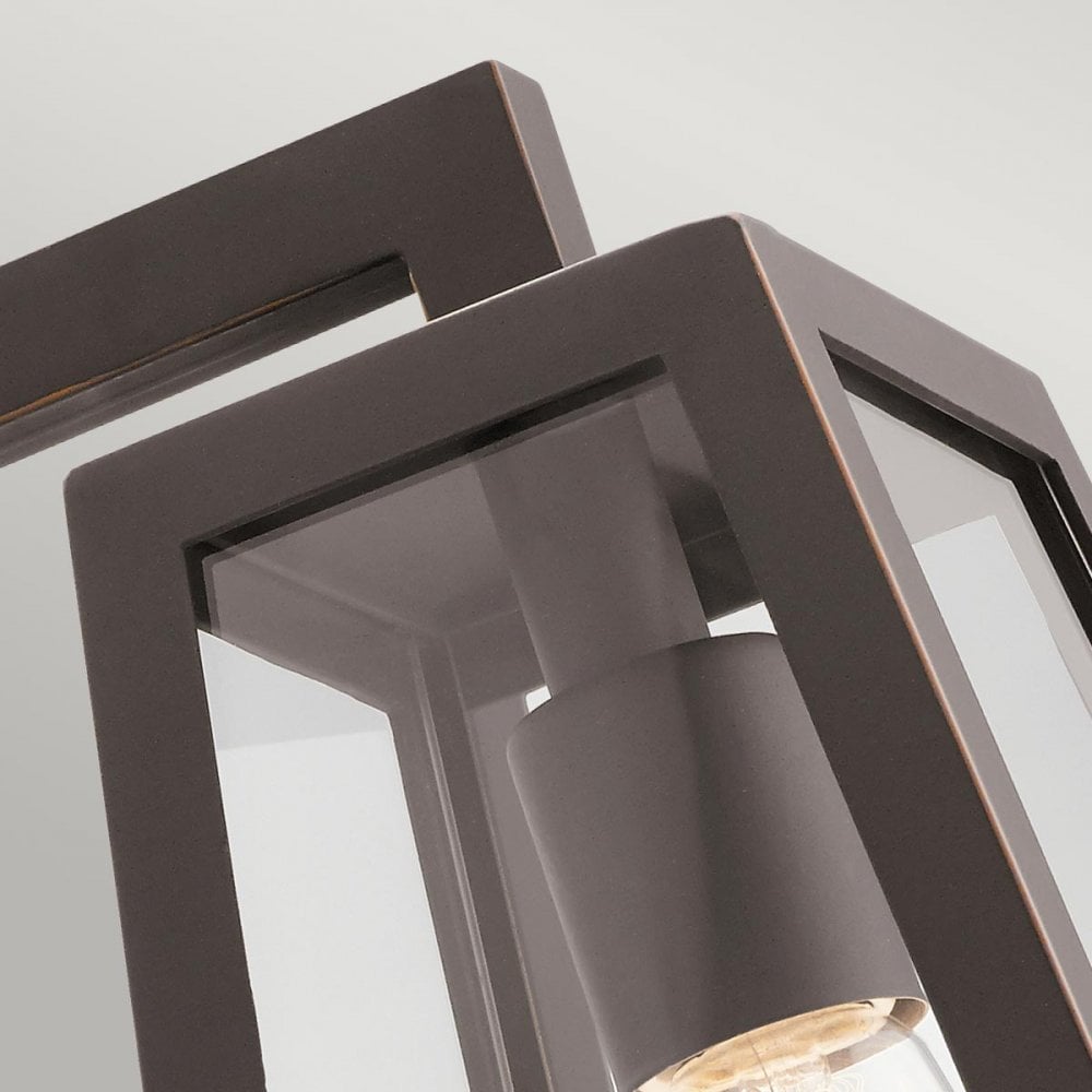KL-DELISON-M-RZ Delison 1 Light Outdoor Medium Wall Lantern Rubbed Bronze