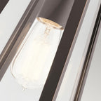 KL-DELISON-M-RZ Delison 1 Light Outdoor Medium Wall Lantern Rubbed Bronze