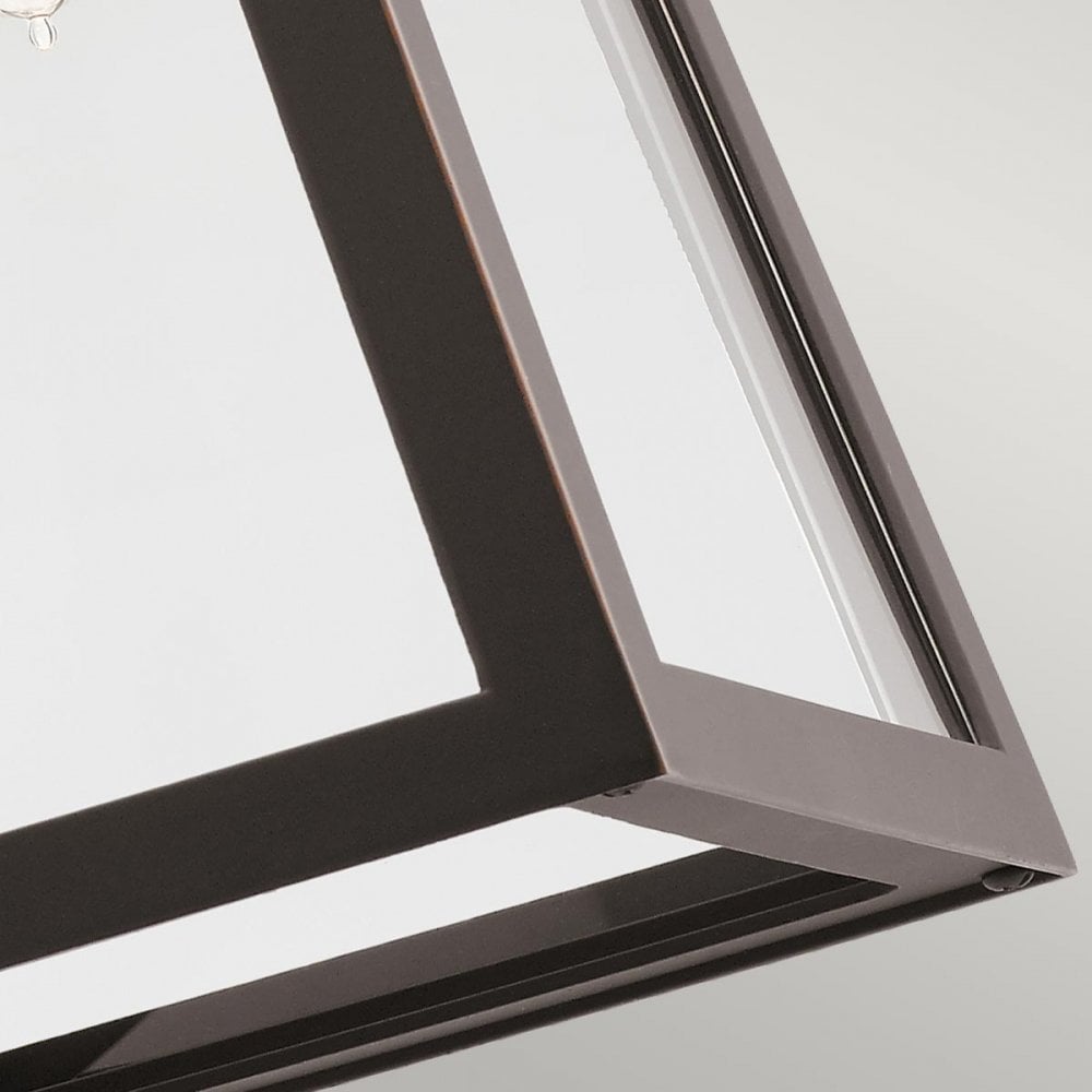 KL-DELISON-M-RZ Delison 1 Light Outdoor Medium Wall Lantern Rubbed Bronze