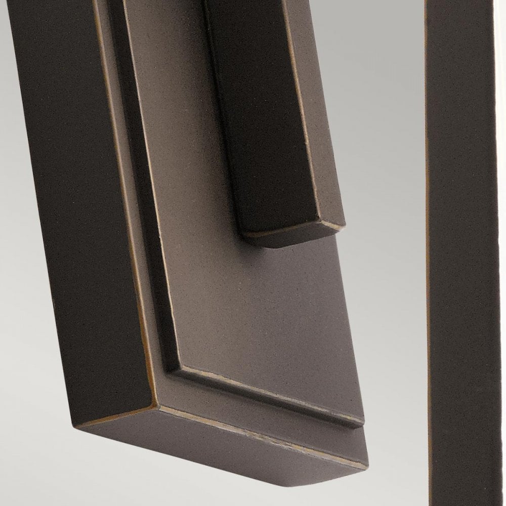 KL-DELISON-S-RZ Delison 1 Light Outdoor Small Wall Lantern Rubbed Bronze
