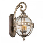 KL-HALLERON-2S-BU Halleron 2 Light Outdoor Wall Lantern Burnished Bronze