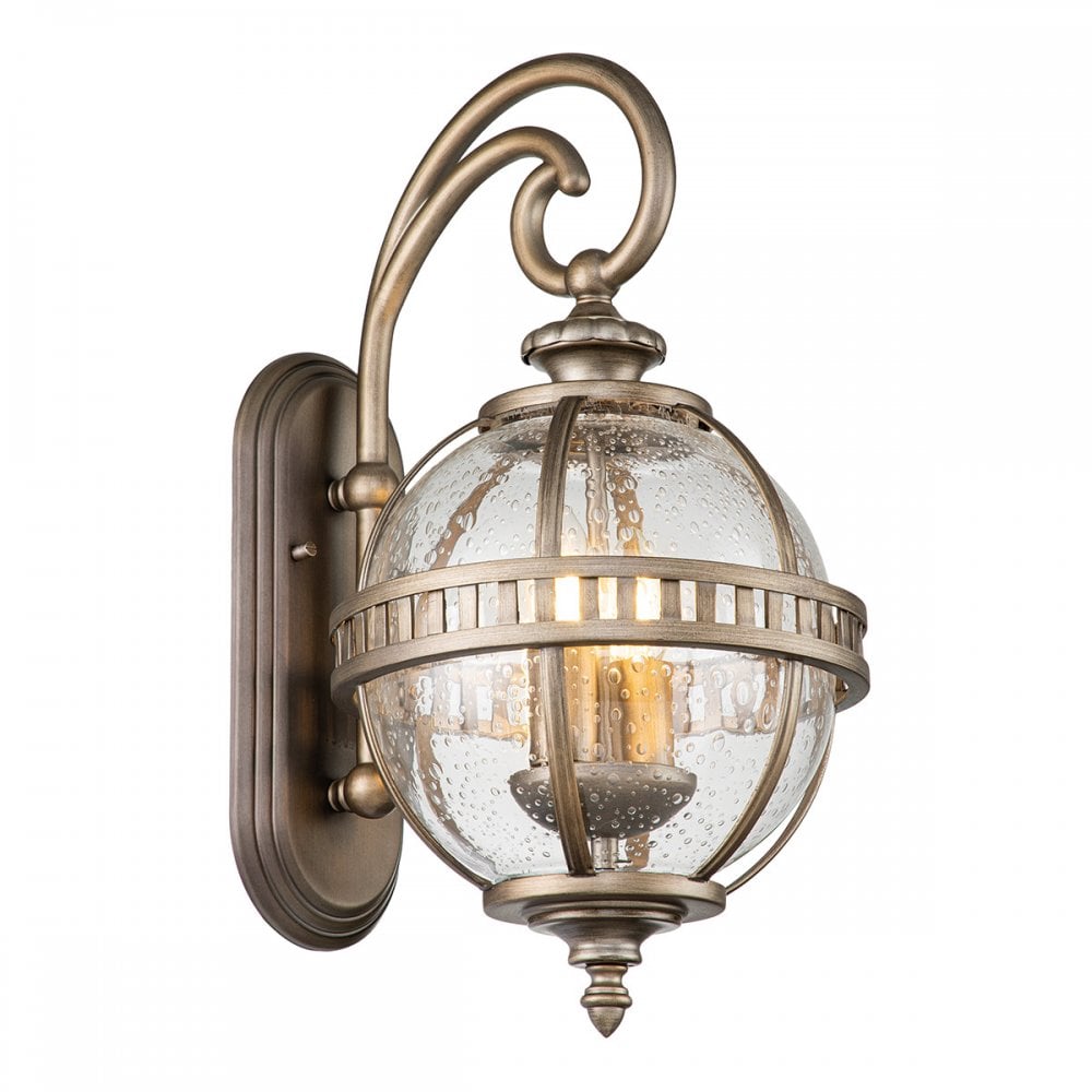 KL-HALLERON-2S-BU Halleron 2 Light Outdoor Wall Lantern Burnished Bronze