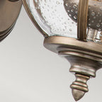 KL-HALLERON-2S-BU Halleron 2 Light Outdoor Wall Lantern Burnished Bronze