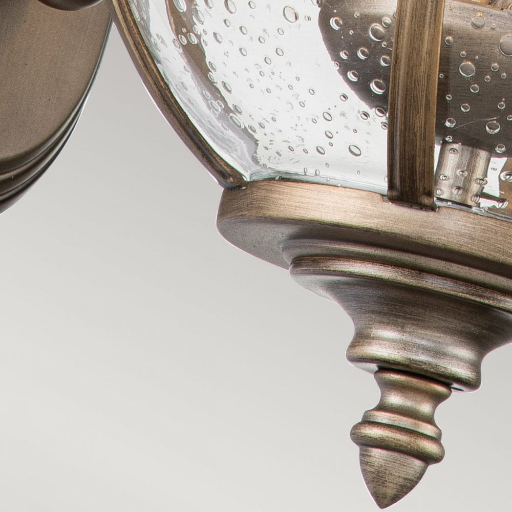 KL-HALLERON-2S-BU Halleron 2 Light Outdoor Wall Lantern Burnished Bronze