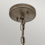 KL-HALLERON-8M-BU Halleron 3 Light Outdoor Chain Lantern Burnished Bronze
