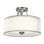 KL-LACEY-SF-AP Lacey 3 Light Ceiling Semi-Flush Antique Pewter