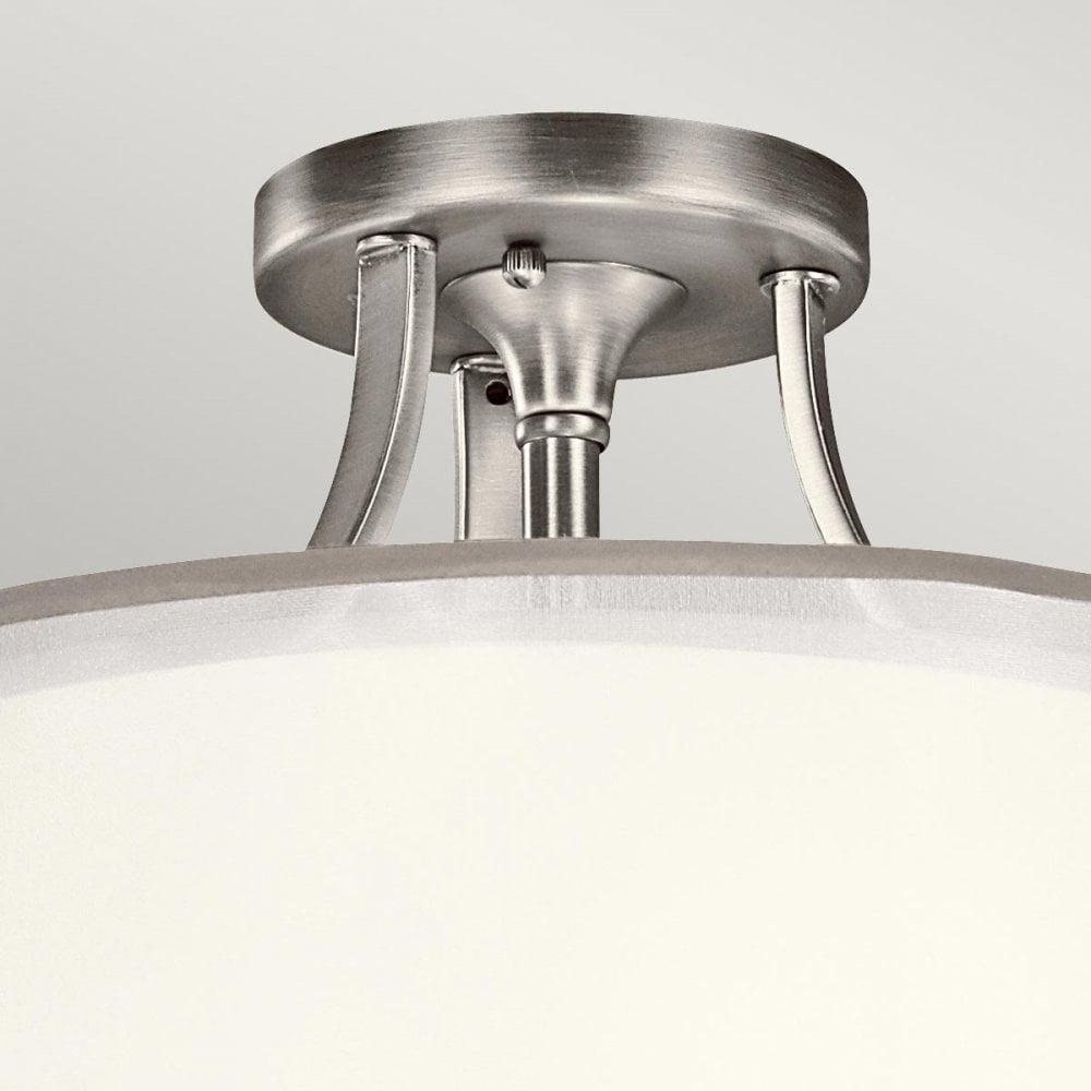 KL-LACEY-SF-AP Lacey 3 Light Ceiling Semi-Flush Antique Pewter