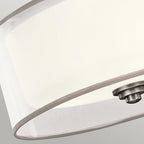 KL-LACEY-SF-AP Lacey 3 Light Ceiling Semi-Flush Antique Pewter