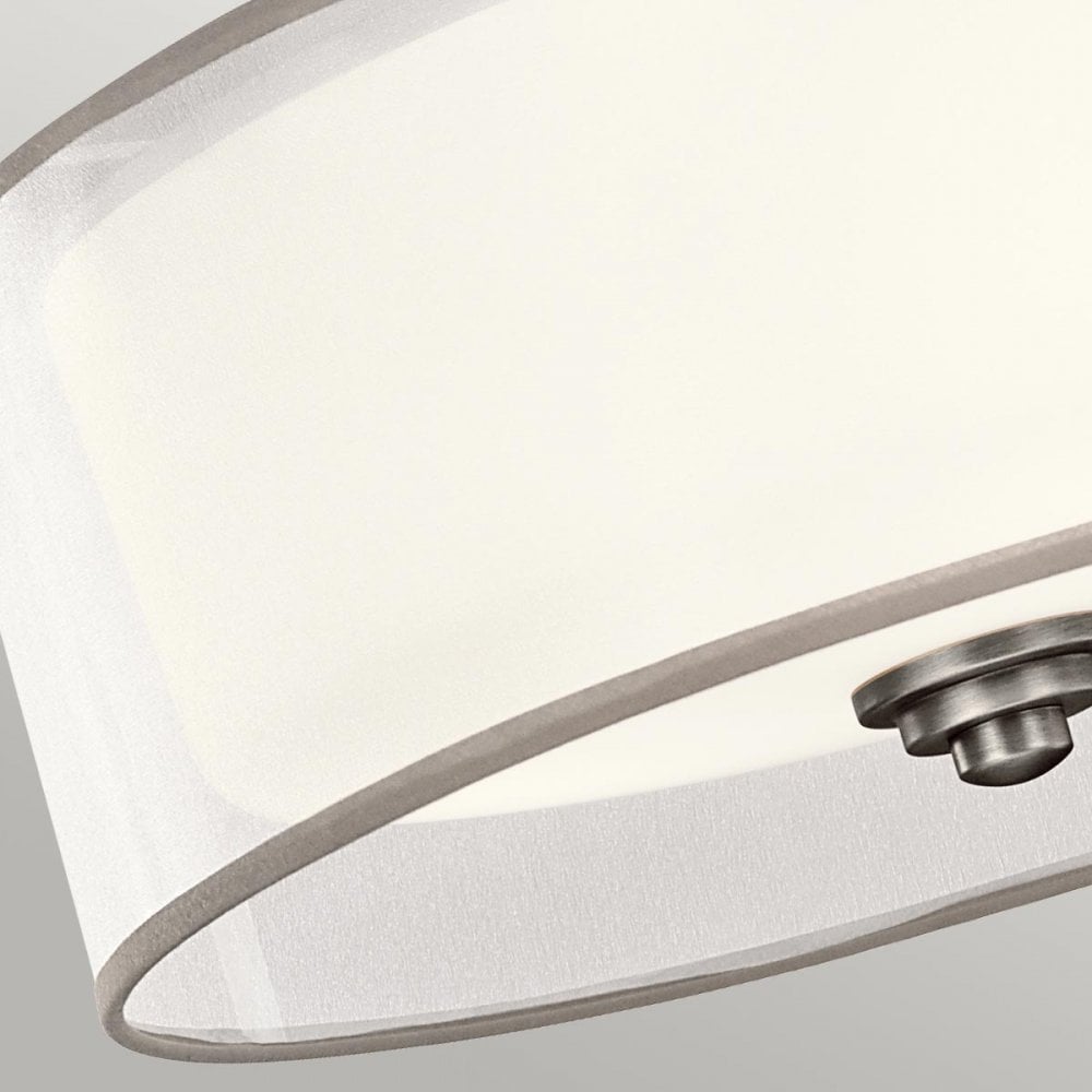 KL-LACEY-SF-AP Lacey 3 Light Ceiling Semi-Flush Antique Pewter