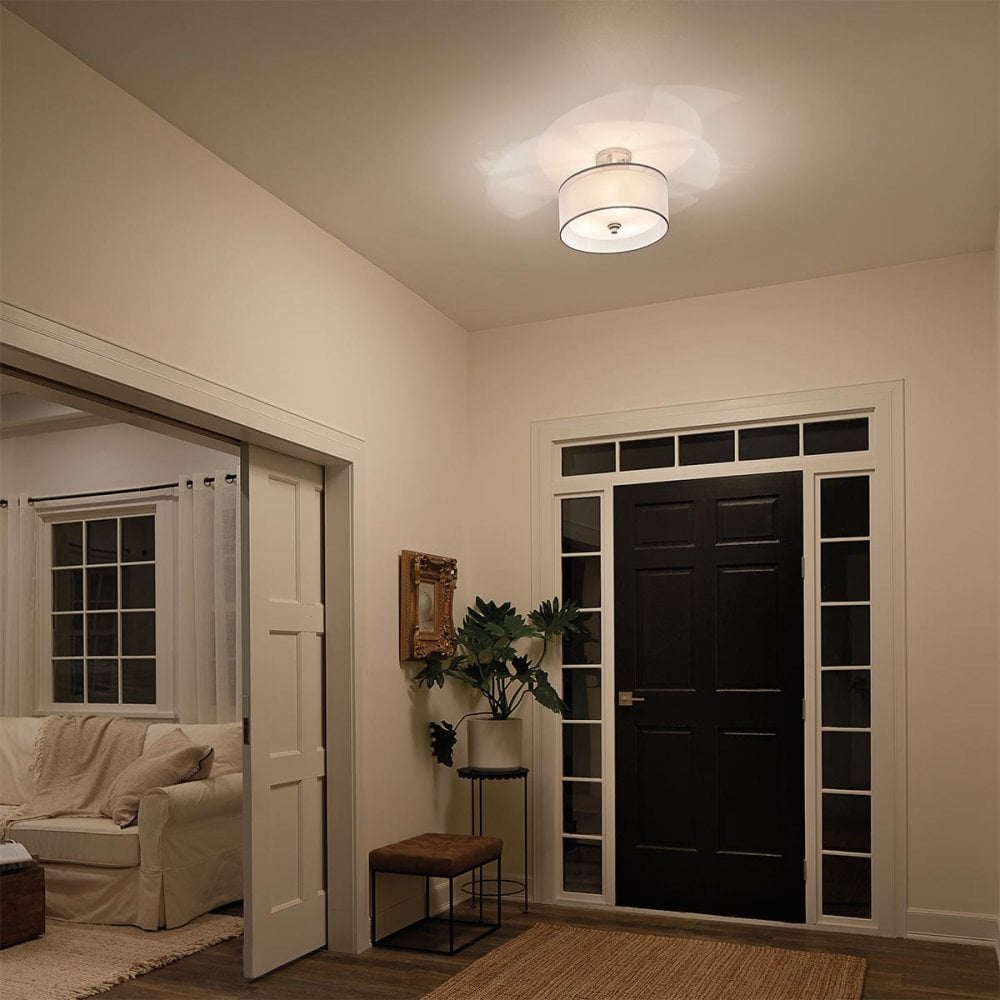 KL-LACEY-SF-AP Lacey 3 Light Ceiling Semi-Flush Antique Pewter