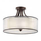 KL-LACEY-SFM-MB Lacey 4 Light Ceiling Semi-Flush Mission Bronze
