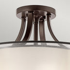 KL-LACEY-SFM-MB Lacey 4 Light Ceiling Semi-Flush Mission Bronze