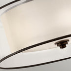 KL-LACEY-SFM-MB Lacey 4 Light Ceiling Semi-Flush Mission Bronze