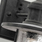 KL-RIVERWOOD2-M Riverwood 1 Light Outdoor Medium Wall Lantern Weathered Zinc