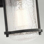 KL-RIVERWOOD2-M Riverwood 1 Light Outdoor Medium Wall Lantern Weathered Zinc