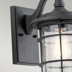 KL-ROYAL-MARINE2-S Royal Marine 1 Light Outdoor Small Wall Lantern Distressed Black