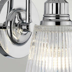 QN-ADDISON1-BATH Addison 1 Light Bathroom Wall Light Polished Chrome