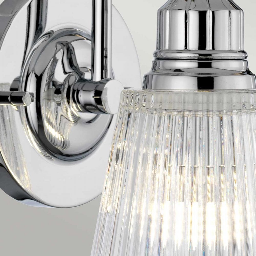 QN-ADDISON1-BATH Addison 1 Light Bathroom Wall Light Polished Chrome