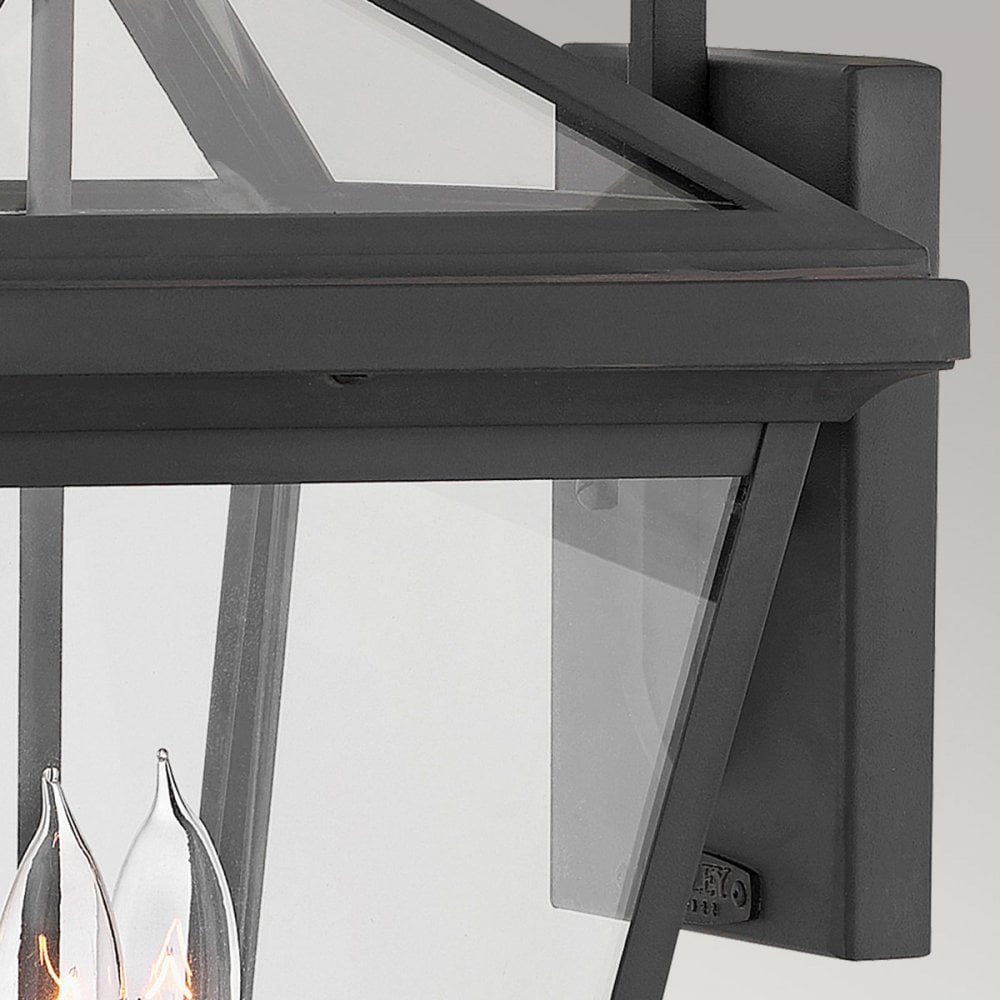 QN-ALFORD-PLACE2-L-MB Alford Place 3 Light Outdoor Large Wall Lantern Museum Black (S)