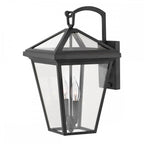 QN-ALFORD-PLACE2-M-MB Alford Place 2 Light Outdoor Medium Wall Lantern Museum Black