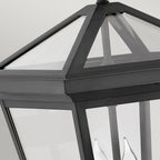 QN-ALFORD-PLACE2-M-MB Alford Place 2 Light Outdoor Medium Wall Lantern Museum Black