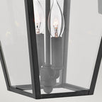 QN-ALFORD-PLACE2-M-MB Alford Place 2 Light Outdoor Medium Wall Lantern Museum Black