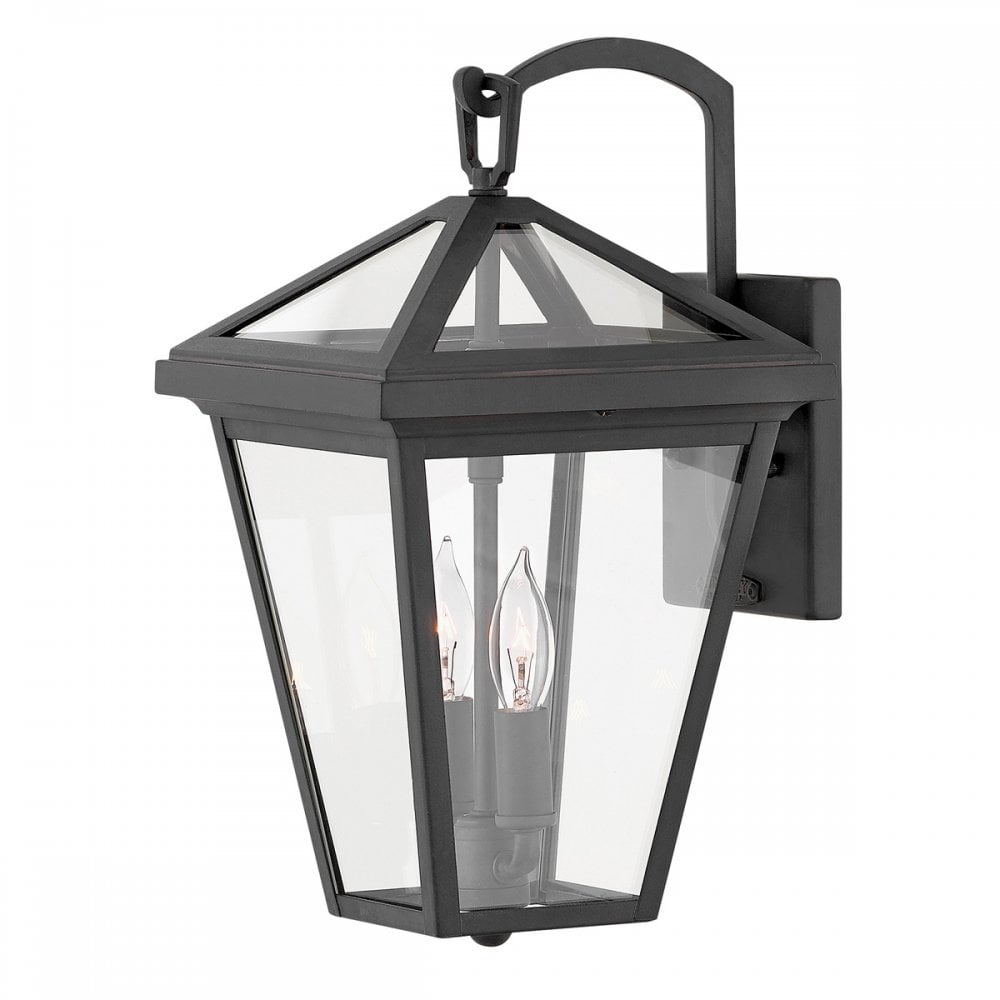 QN-ALFORD-PLACE2-S-MB Alford Place 2 Light Small  Outdoor Wall Lantern Museum Black