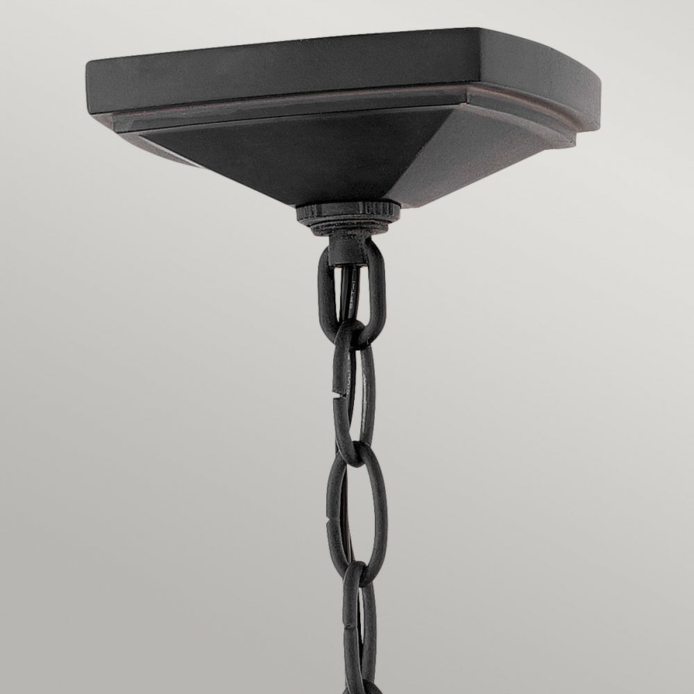 QN-ALFORD-PLACE8-L-MB Alford Place 3 Light Outdoor Large Chain Lantern Museum Black