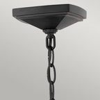 QN-ALFORD-PLACE8-L-MB Alford Place 3 Light Outdoor Large Chain Lantern Museum Black