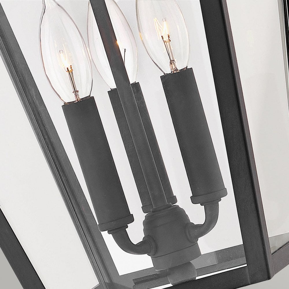 QN-ALFORD-PLACE8-L-MB Alford Place 3 Light Outdoor Large Chain Lantern Museum Black