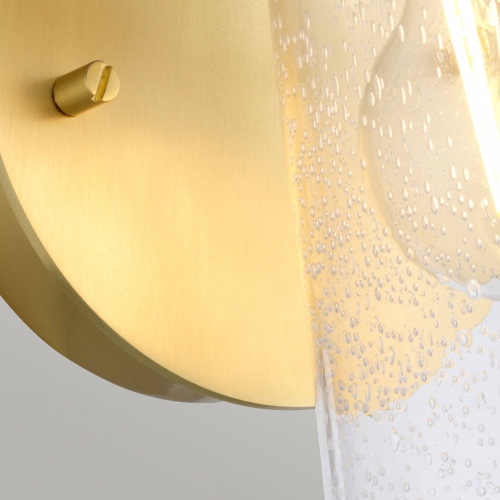 QN-BRAELYN1-BB Braelyn 1 Light Bathroom Wall Light Brushed Brass